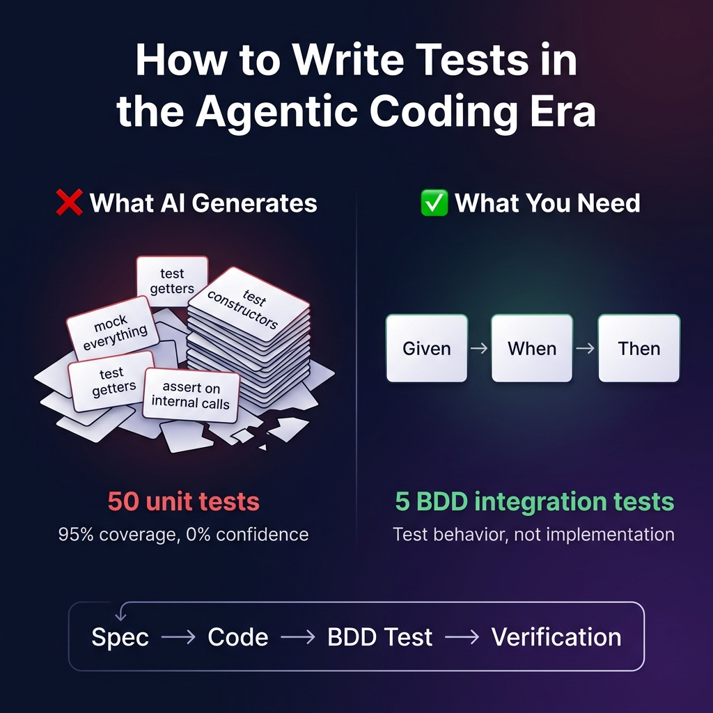 How to Write Tests in the Agentic Coding Era